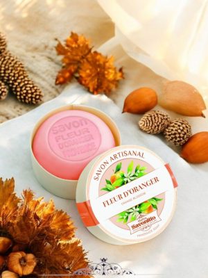 Orange Blossom Soap Bar in Wooden Gift Box