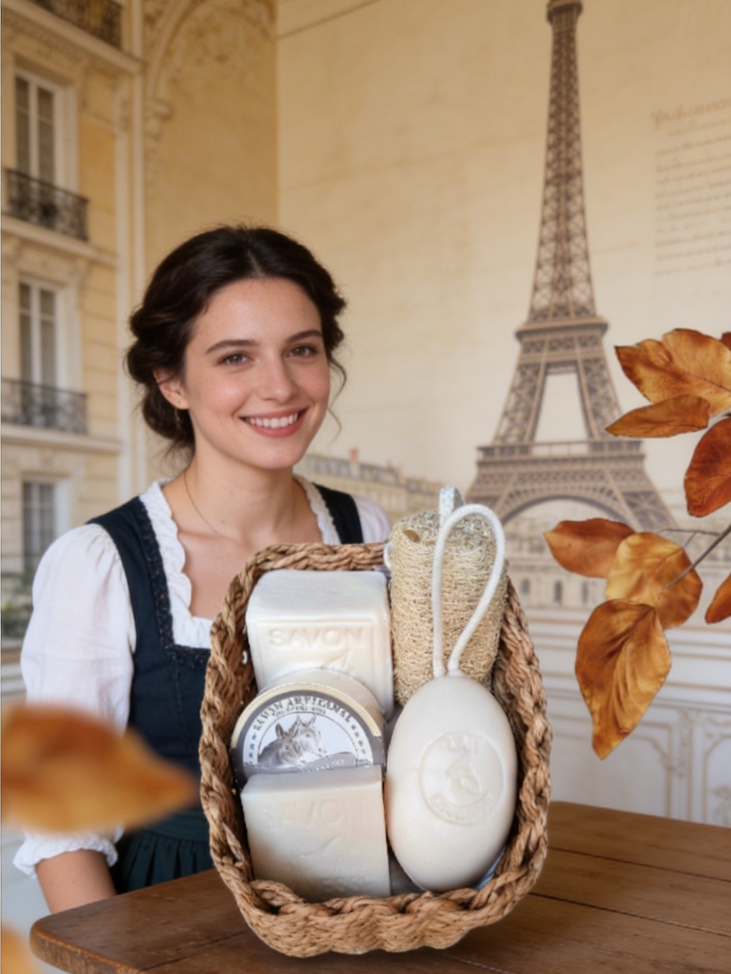 Spa Basket Gift Set- Organic Donkey Milk