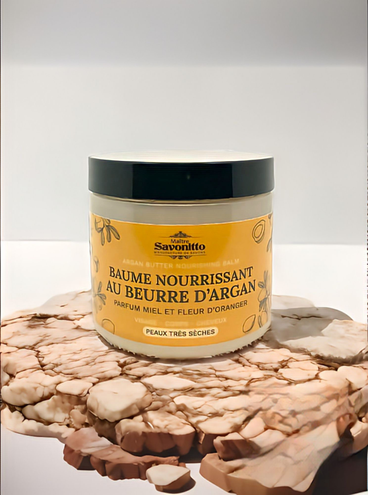 Body Balm with Argan Butter – Honey & Orange Blossom
