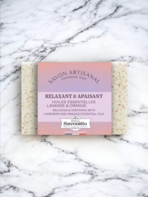 Savonitto Exfoliating Soap – Lavandin Abrial & Sweet Orange (100g)