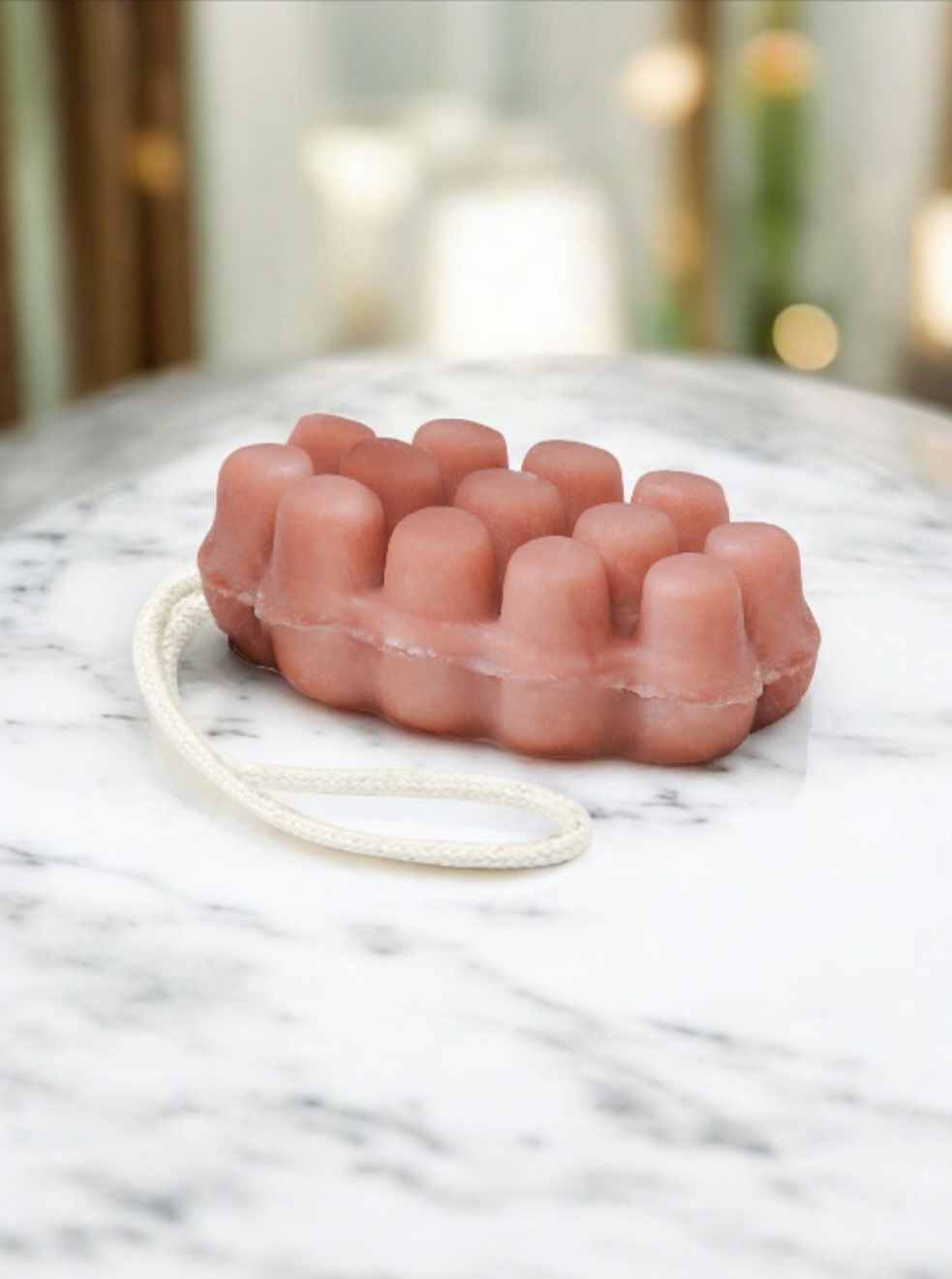 Myrrh Musk Amber Massage Soap on a Rope