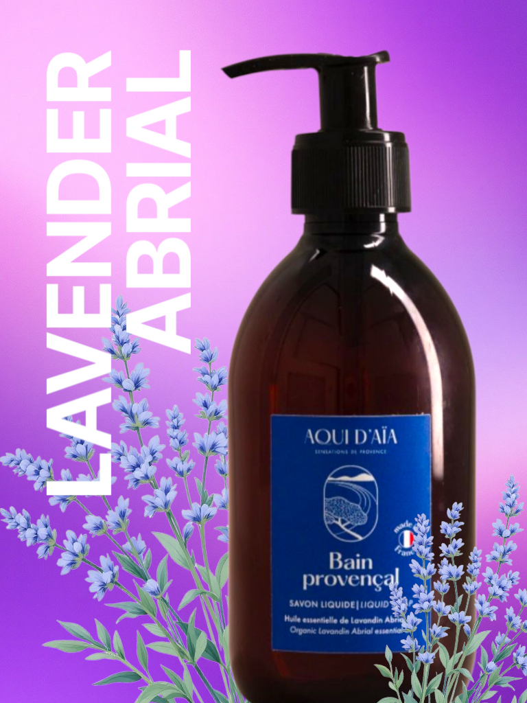 AQUI D'AIA Liquid Soap – Lavender Abrial Essential Oil