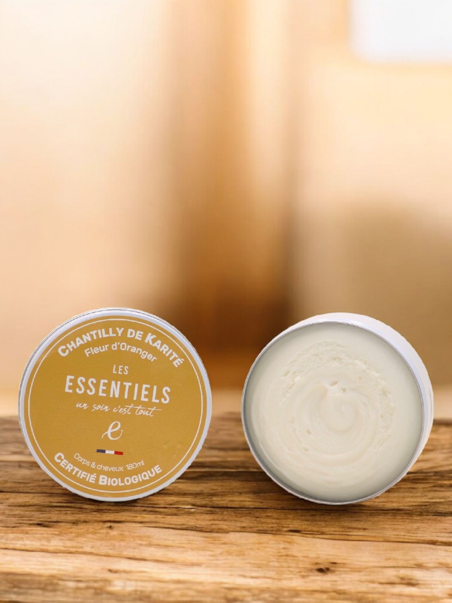 Shea Whipped Cream Orange- COSMOS Organic Certified