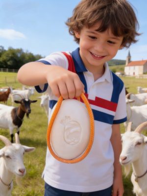 Goat’s Milk & Shea Pebble Soap on Rope