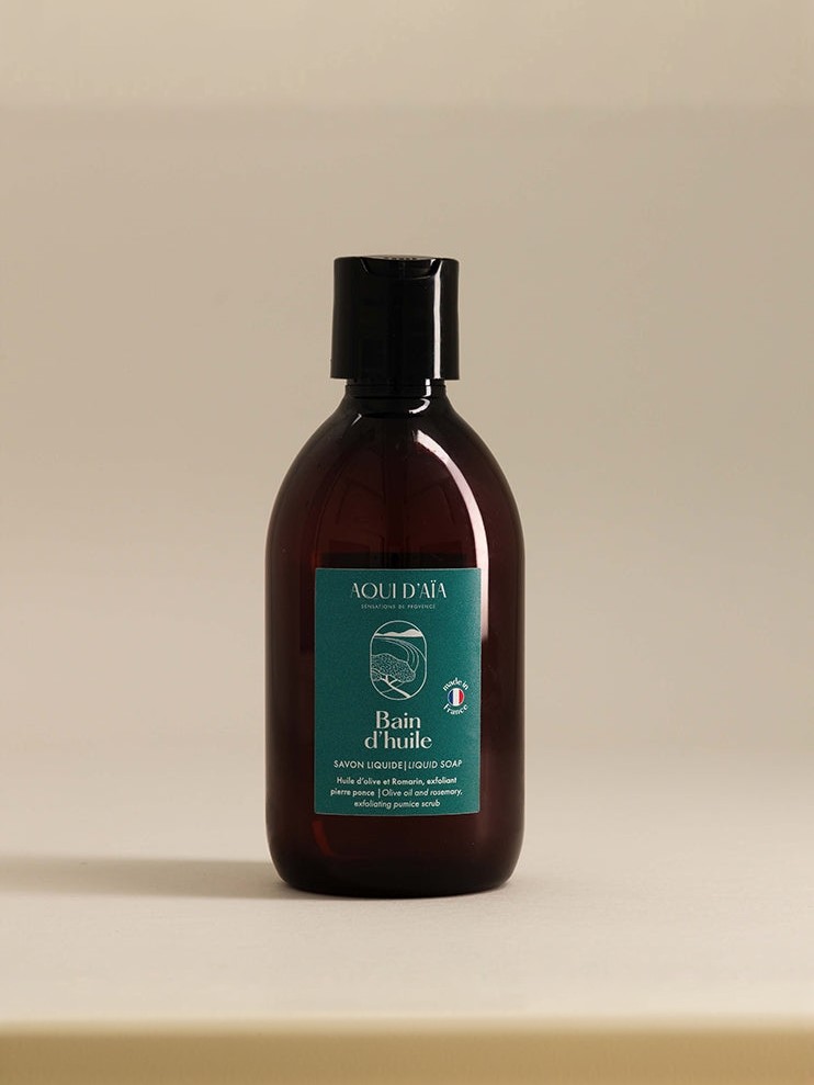 AQUI D'AIA Exfoliating Body Liquid Soap – Olive & Rosemary