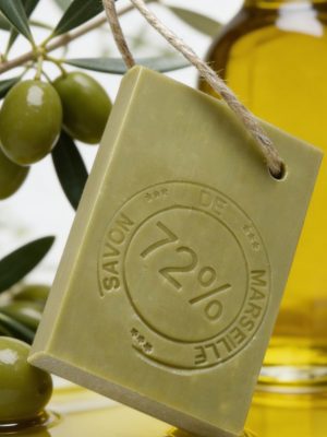 Traditional Marseille Slice Soap On A Rope