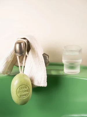 Verbena Exfoliant Oval Soap on a Rope