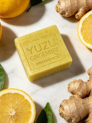 Yuzu & Ginger Soap with Lemon Peel Exfoliant 100g