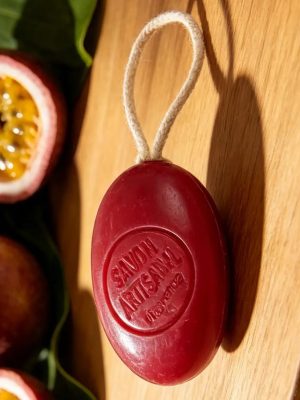 Passion Fruit Oval Soap on a Rope