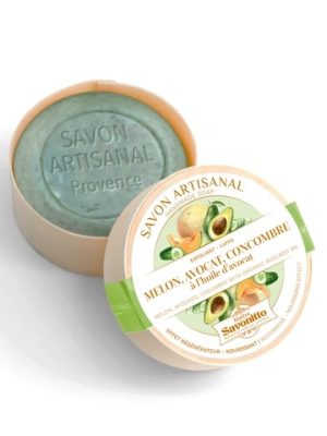 Melon, Avocado & Cucumber Soap in Wooden Box