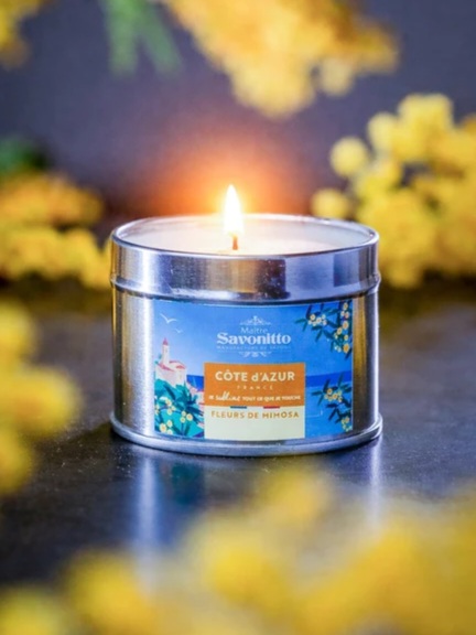 Mimosa Côte d'Azur France candle